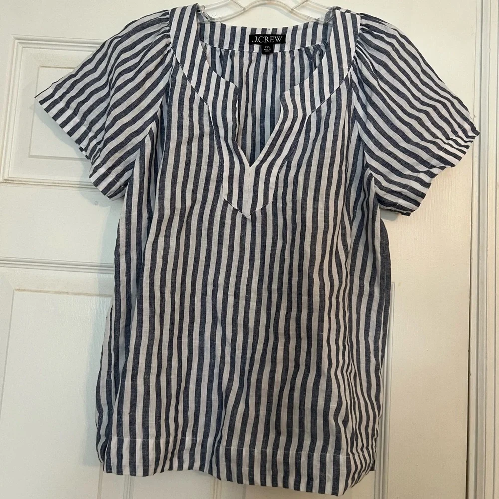 J. Crew linen top